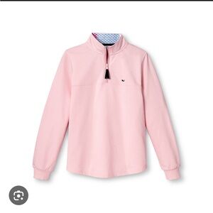 Vineyard Vines Pink Quarter-Zip Pullover